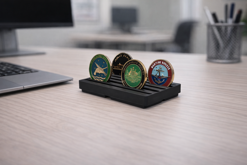 150mm Challenge Coin Stand 5 Rows