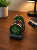 50mm Challenge Coin Stand 5 Rows